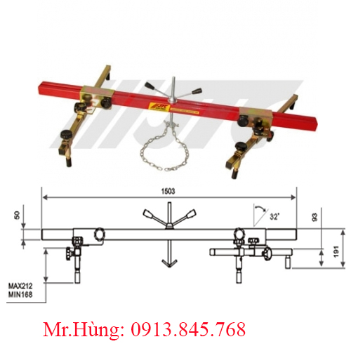 Giá treo hỗ trợ sữa chữa động cơ