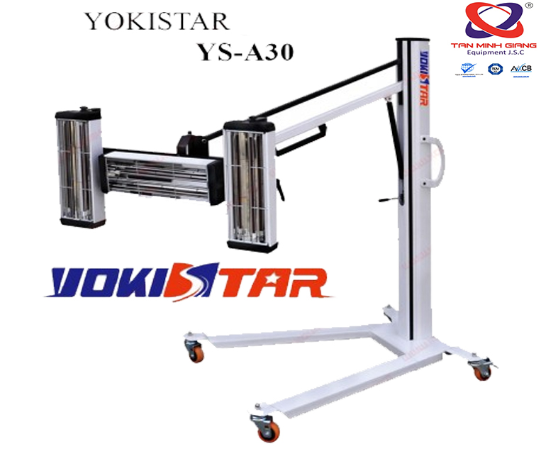 Đèn sơn sấy hồng ngoại loại 3 bóng