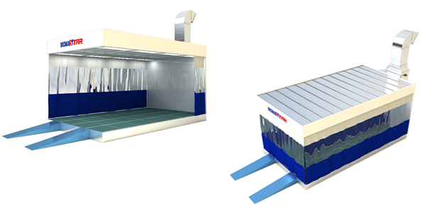 Phòng Sơn Nhanh Loại Hút Sàn Đế